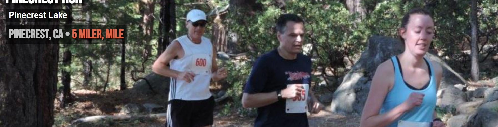 Runners participating in the Pinecrest Run.