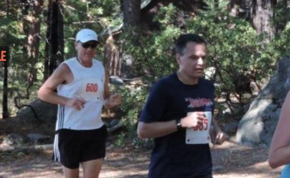 Runners participating in the Pinecrest Run.