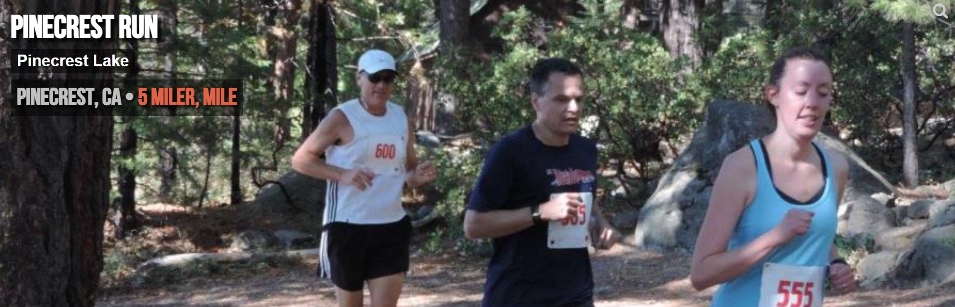 Runners participating in the Pinecrest Run.